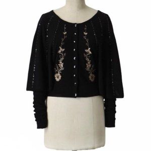 Anthropologie Guinevere Evening Abuzz Capelet Cardigan